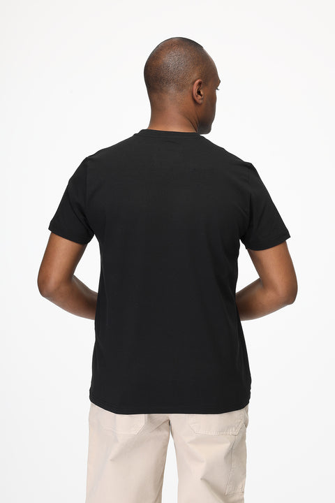 Regular Fit T-Shirt V Black