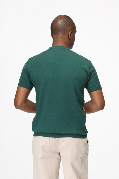 Regular Fit T-Shirt Knitted Beige