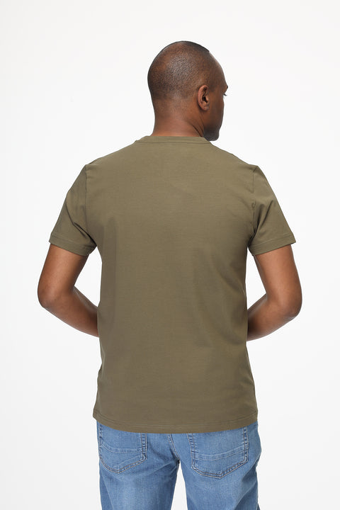 Regular Fit T-Shirt V Green