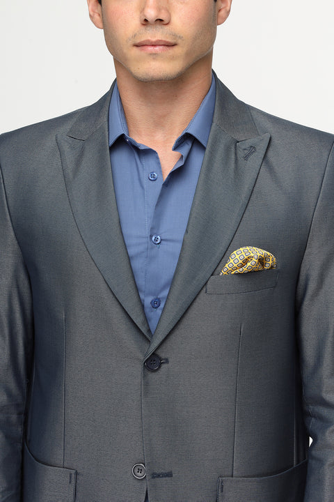 Slim Fit Blazer Blue