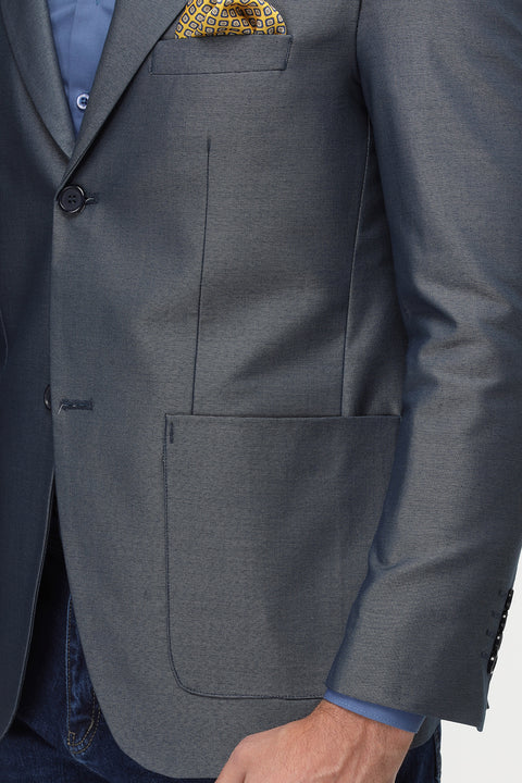 Slim Fit Blazer Blue