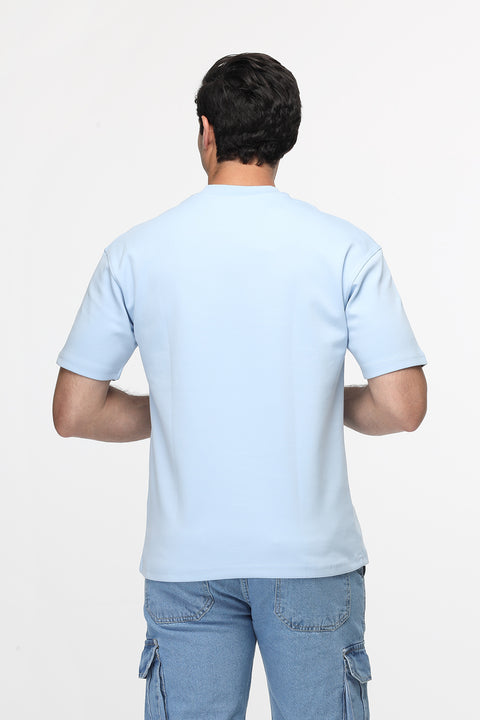 Over Size T-Shirt Medium Blue