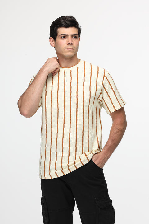 Relax Fit T-Shirt Beige