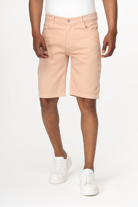 Regular Fit Jeans Short Orange