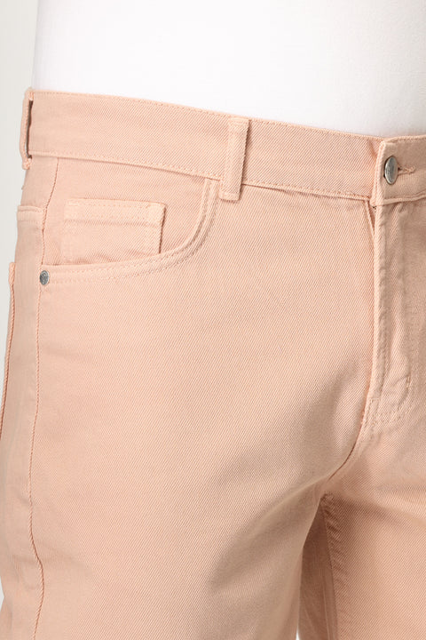 Regular Fit Jeans Short Orange