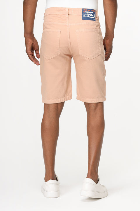 Regular Fit Jeans Short Orange