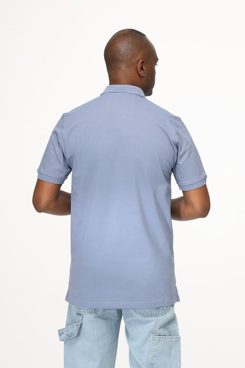 Polo Shirt Regular Fit Light Blue