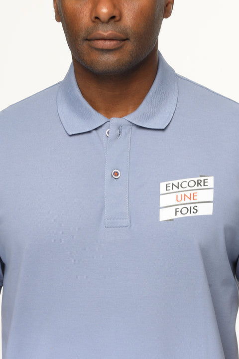 Polo Shirt Regular Fit Light Blue