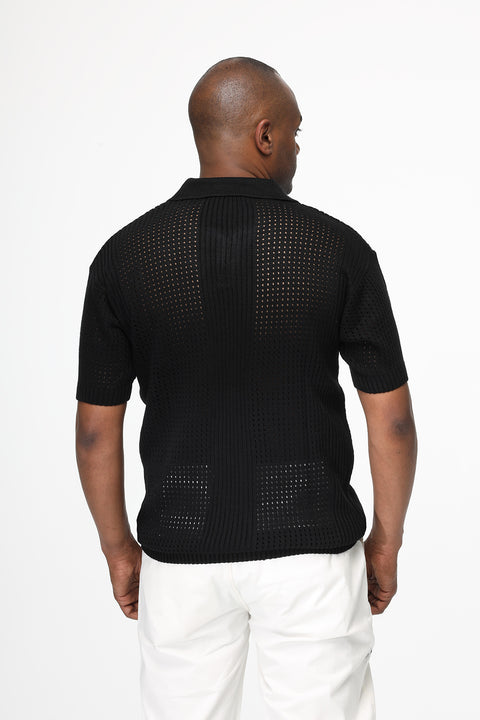 Polo Shirt Regular Fit Black
