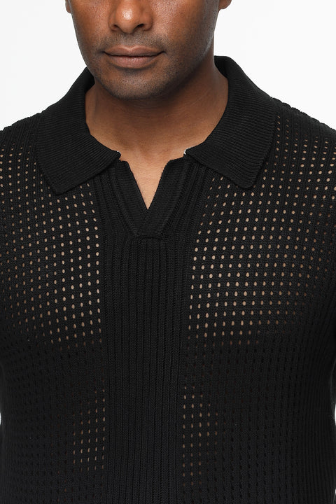 Polo Shirt Regular Fit Black