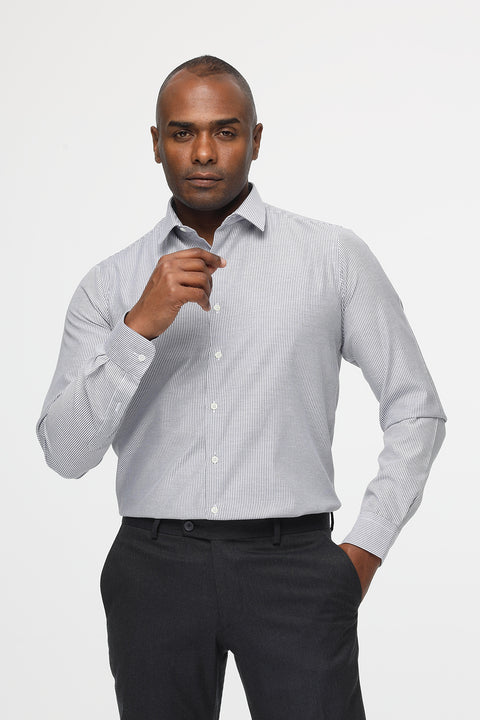 Slim Fit Shirt Dark Blue