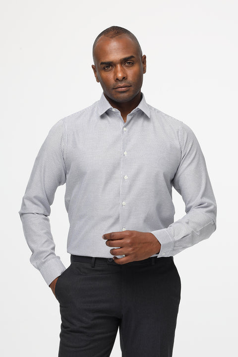 Slim Fit Shirt Dark Blue