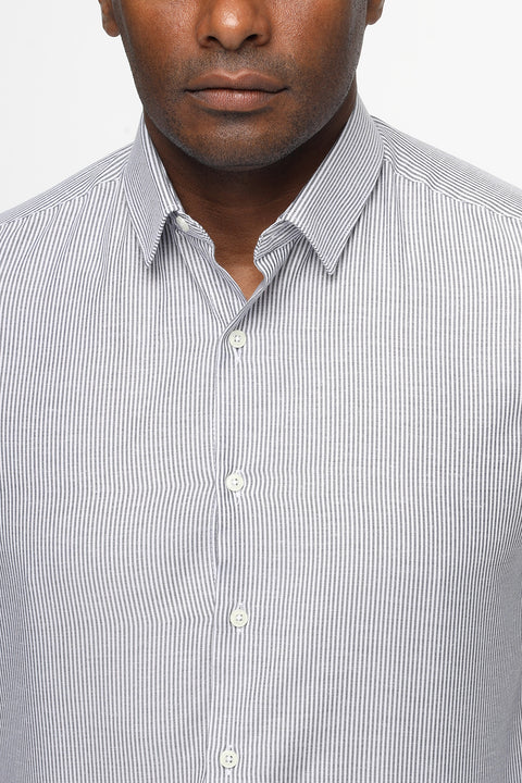 Slim Fit Shirt Dark Blue