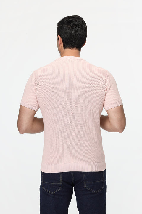 Relax Fit T-Shirt Knitted Rose