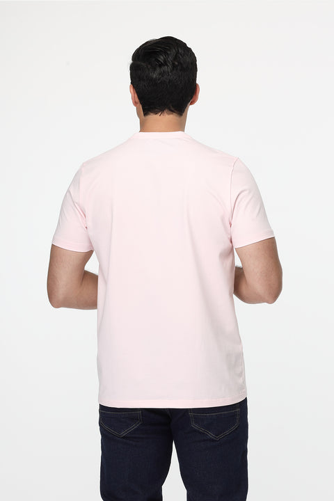 Regular Fit T-Shirt V Rose