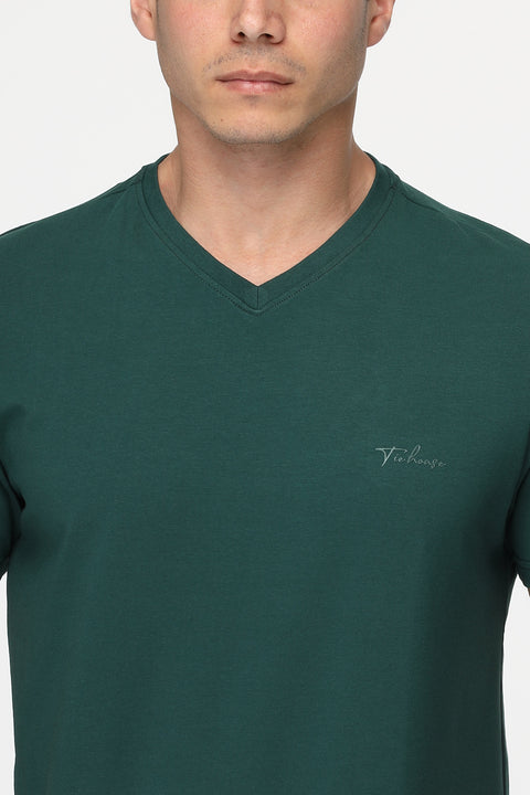 Regular Fit T-Shirt V Green