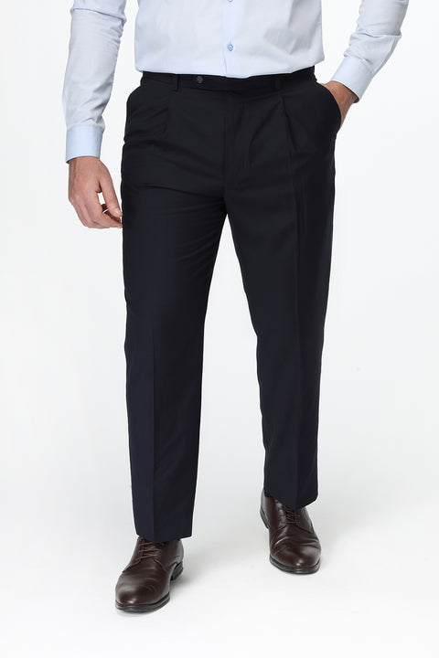 Regular Fit Classic Pants Dark Blue