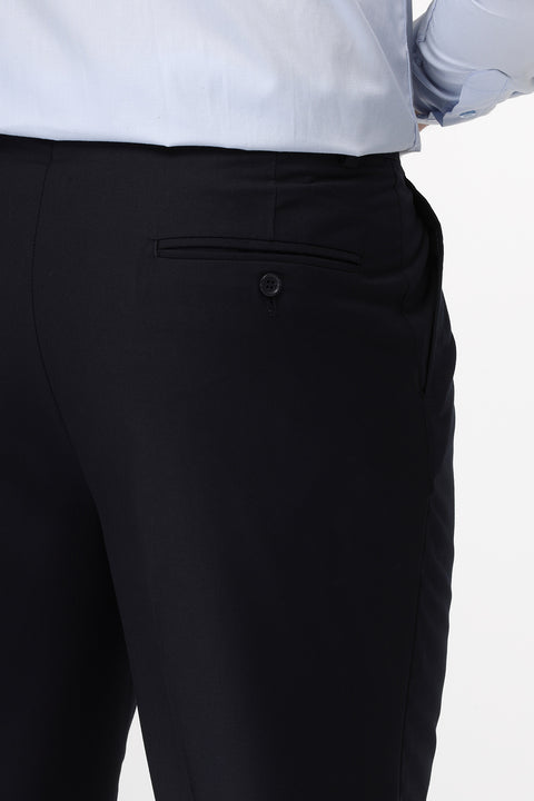 Regular Fit Classic Pants Dark Blue