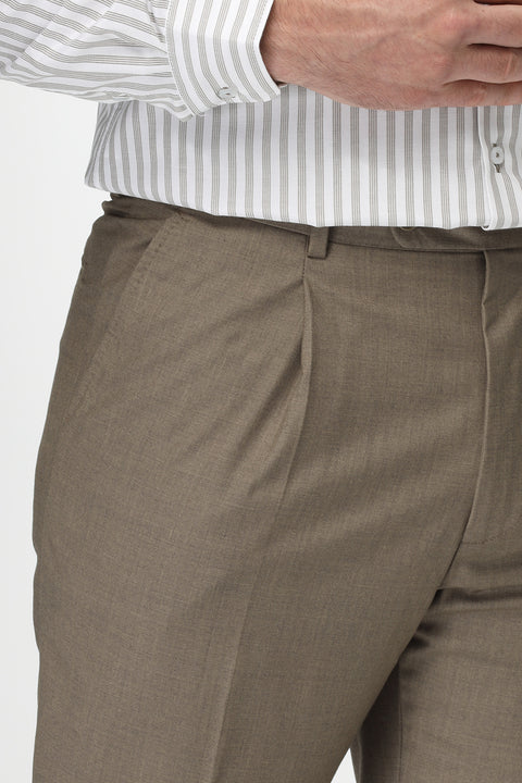 Regular Fit Classic Pants Brown
