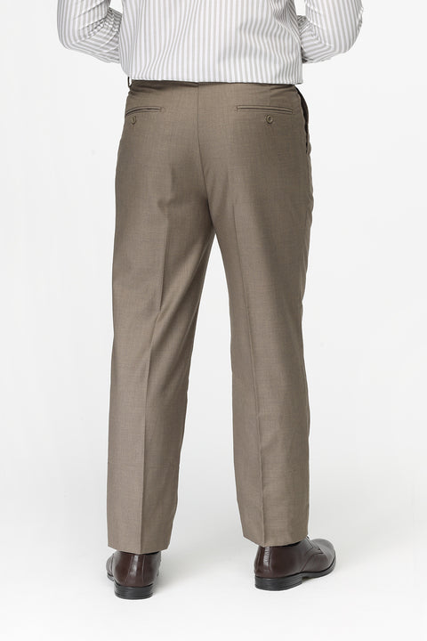 Regular Fit Classic Pants Brown