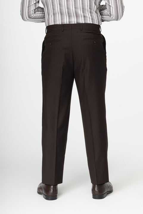 Regular Fit Classic Pants Dark Brown