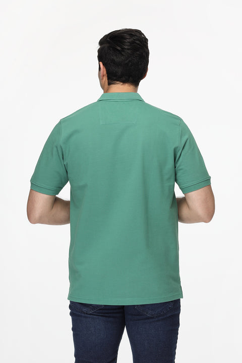 Polo Shirt Regular Fit Light Green