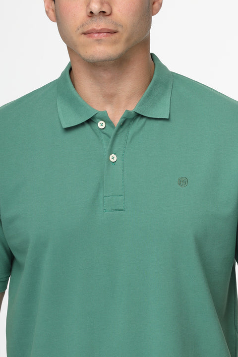 Polo Shirt Regular Fit Light Green