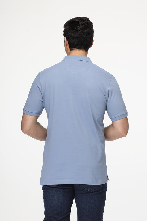 Polo Shirt Regular Fit Light Blue