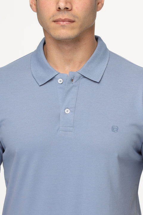 Polo Shirt Regular Fit Light Blue
