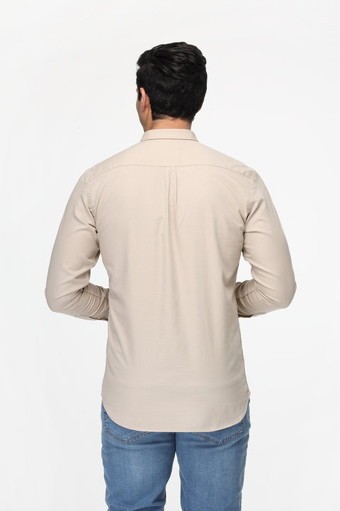 Regular Fit Shirt Beige