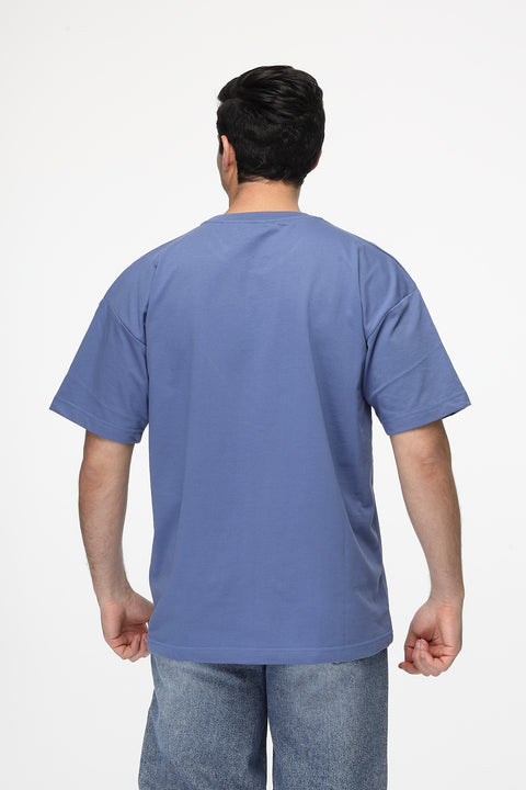 Over Size T-Shirt Blue