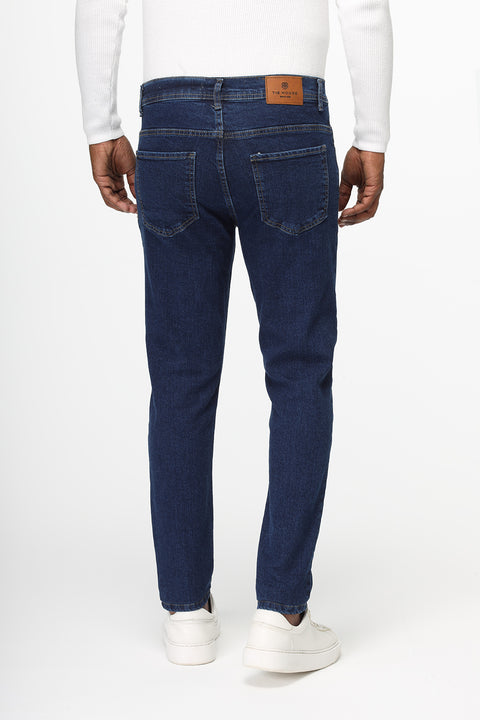 Slim Fit Trousers Jeans Dark Blue