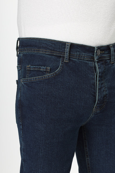 Slim Fit Trousers Jeans Dark Blue