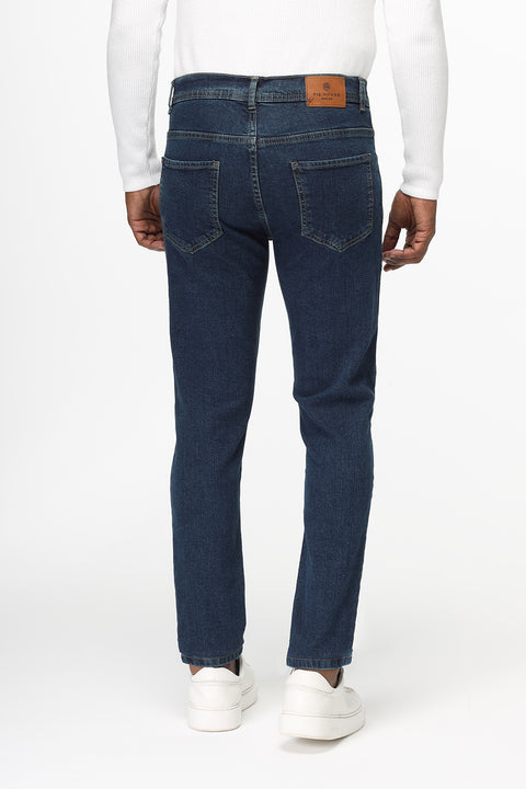 Slim Fit Trousers Jeans Dark Blue