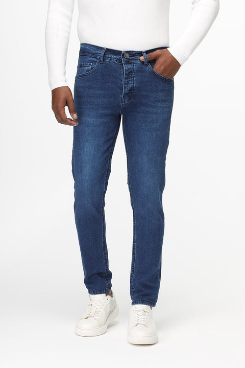 Slim Fit Trousers Jeans Blue