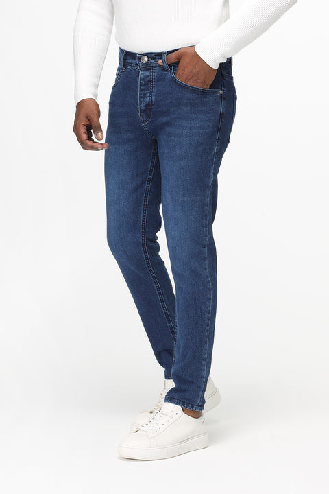 Slim Fit Trousers Jeans Blue
