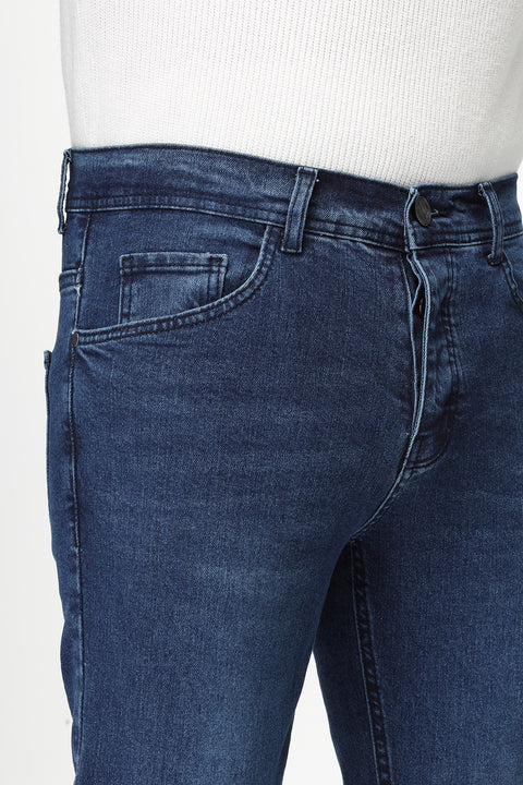 Slim Fit Trousers Jeans Blue