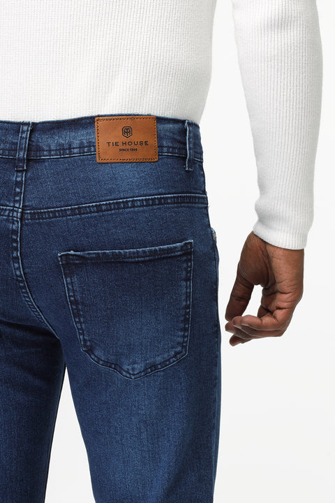Slim Fit Trousers Jeans Blue