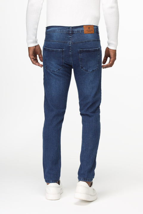 Slim Fit Trousers Jeans Blue