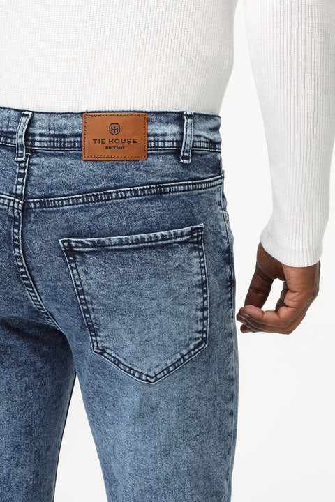 Slim Fit Trousers Jeans Light Blue