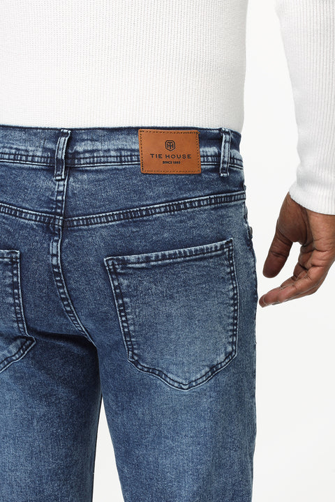 Slim Fit Trousers Jeans Light Blue