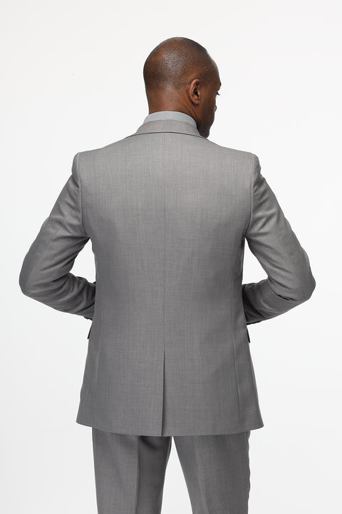Slim Fit Suit Gray