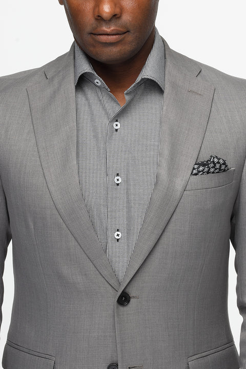 Slim Fit Suit Gray