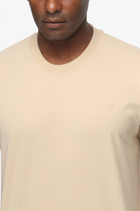 Regular Fit T-Shirt Beige