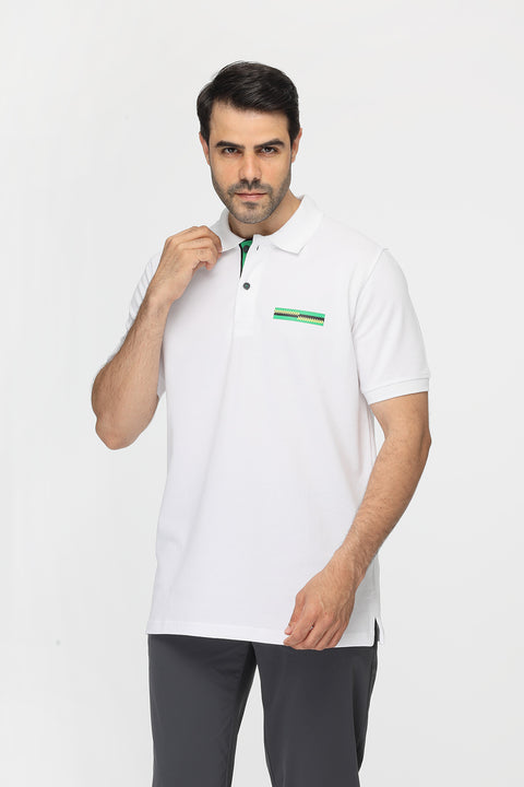 Polo Shirt Regular Fit White