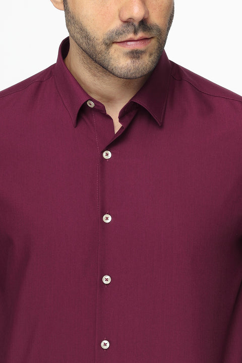 Classic Shirt Slim fit Maroon