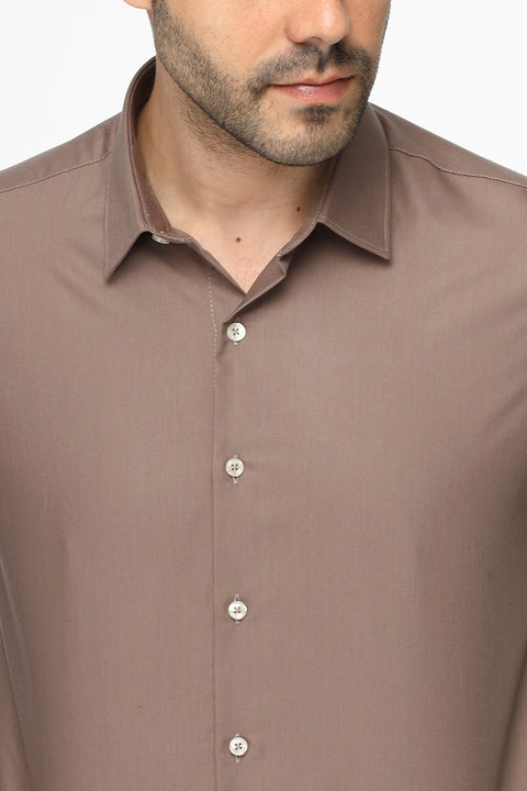 Classic Shirt Slim fit Beige