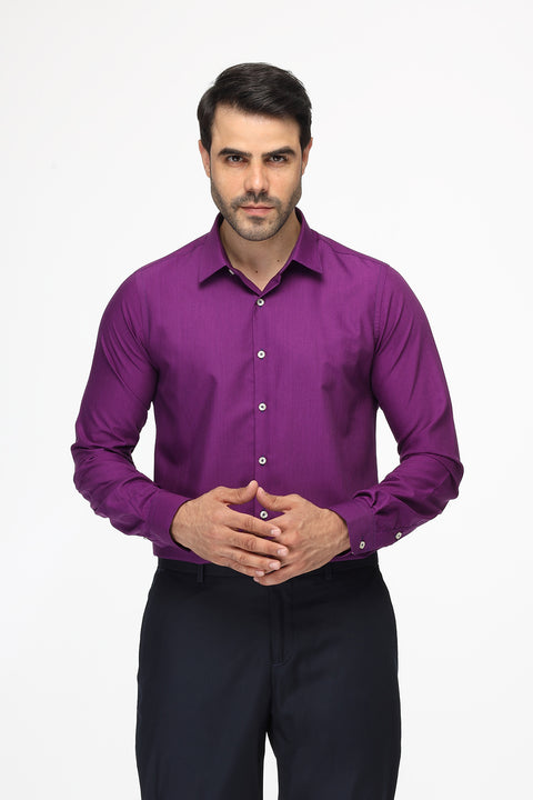 Classic Shirt Slim fit Purple