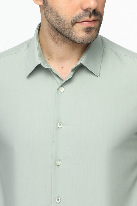 Classic Shirt Slim fit Light Green