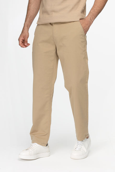 Slim Straight Chino Beige